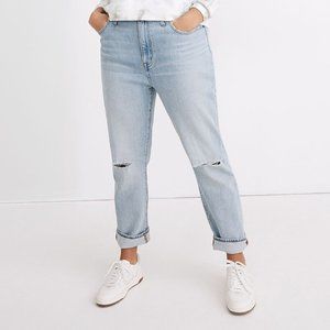 Madewell High-rise slim crop boyfriend jean, 33